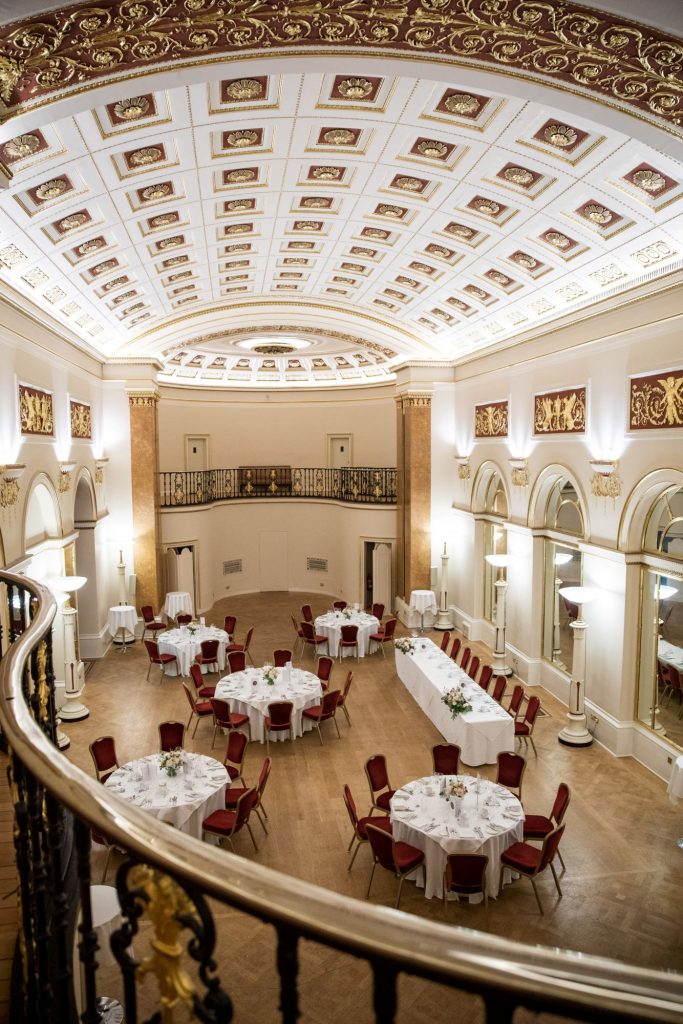 05 dinner reception room lansdowne club mayfair london oxfordshire wedding photographers